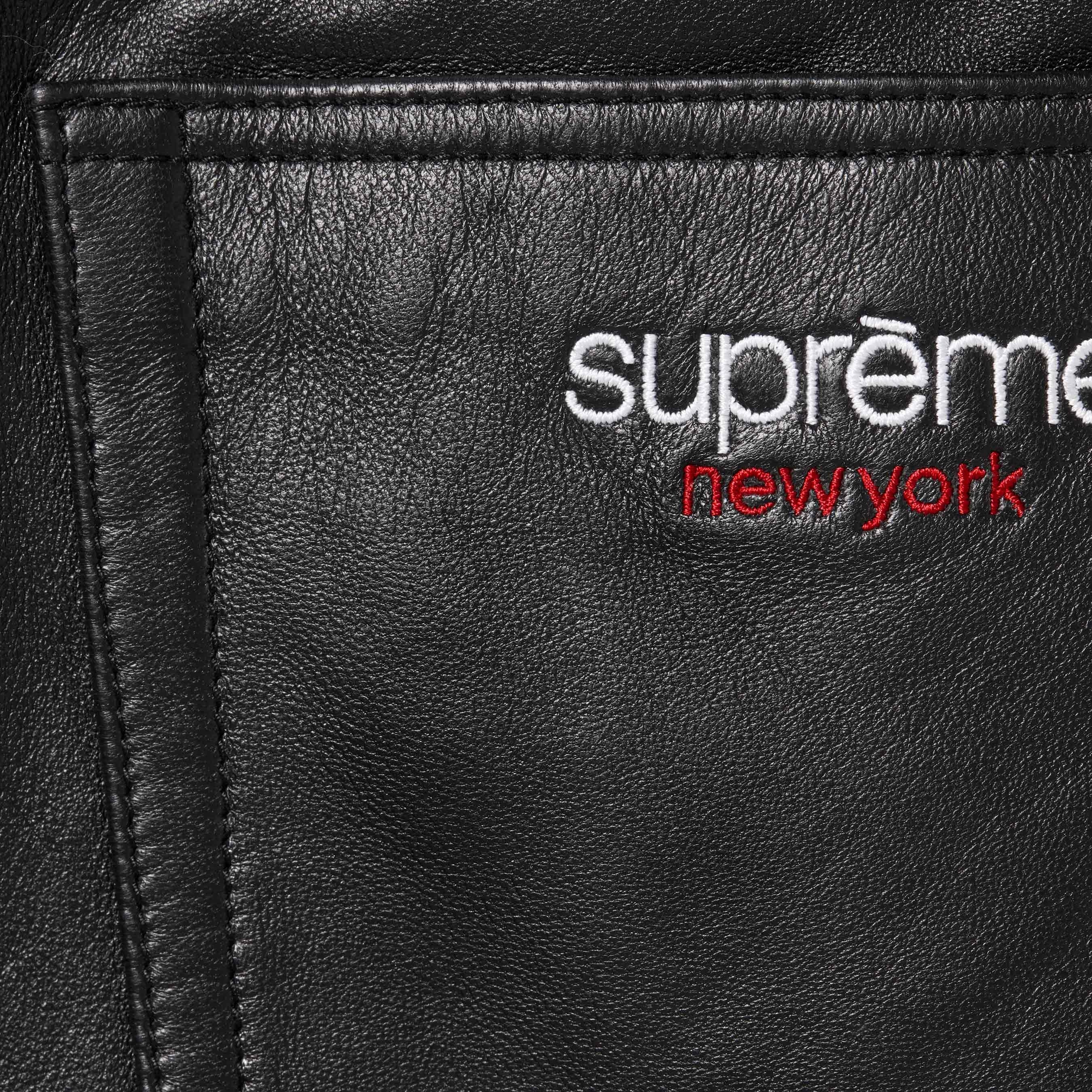 Leather Baggy 5-Pocket Jean view 5